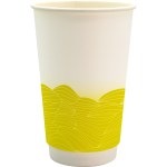 16 oz. Full Color Turbulent Waves Paper Cup - yellow 16 oz. Full Color Turbulent Waves Paper Cup - yellow