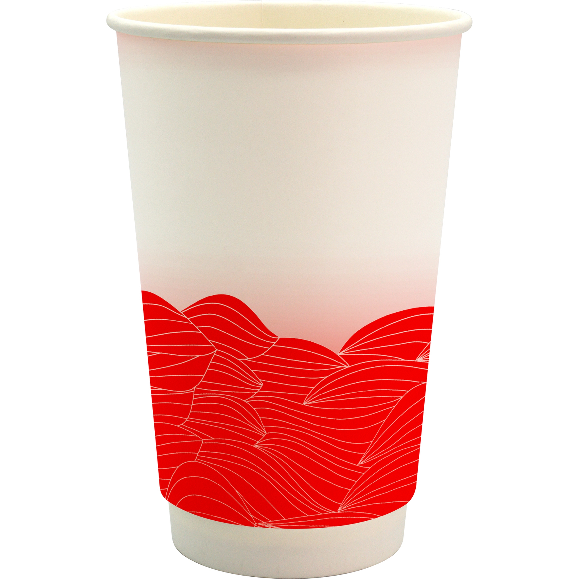 16 oz. Full Color Turbulent Waves Paper Cup 1