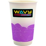 16 oz. Full Color Turbulent Waves Paper Cup - purple 16 oz. Full Color Turbulent Waves Paper Cup - purple