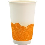 16 oz. Full Color Turbulent Waves Paper Cup - orange 16 oz. Full Color Turbulent Waves Paper Cup - orange