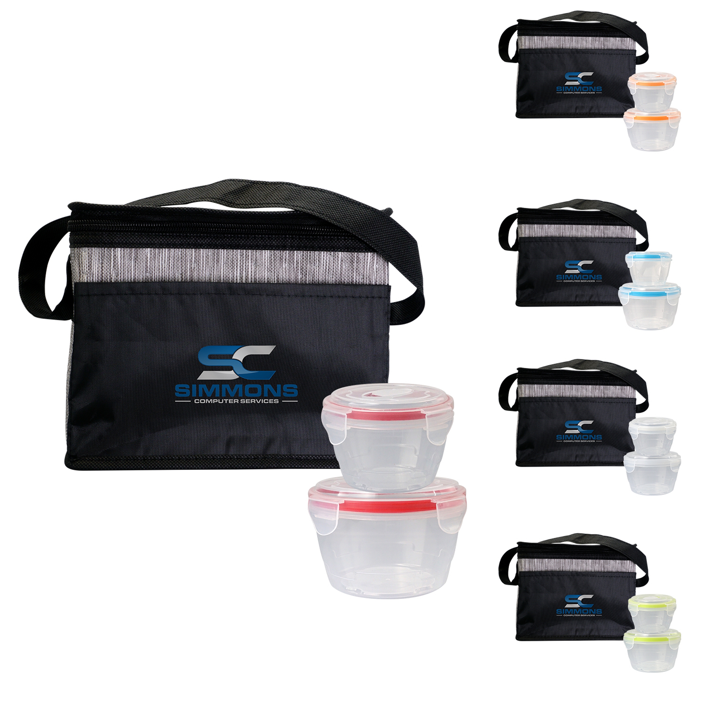 Nested Black Graph Lunch Set 1