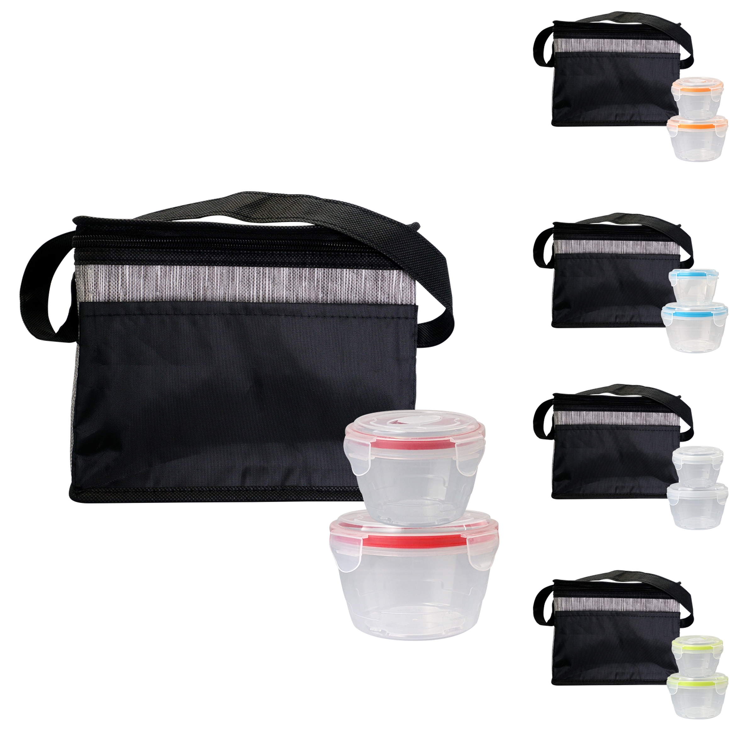 Nested Black Graph Lunch Set 1