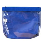 Clear Toiletry Bag - Blue Clear Toiletry Bag - Blue