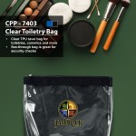 Clear Toiletry Bag - lifestyle Clear Toiletry Bag - lifestyle