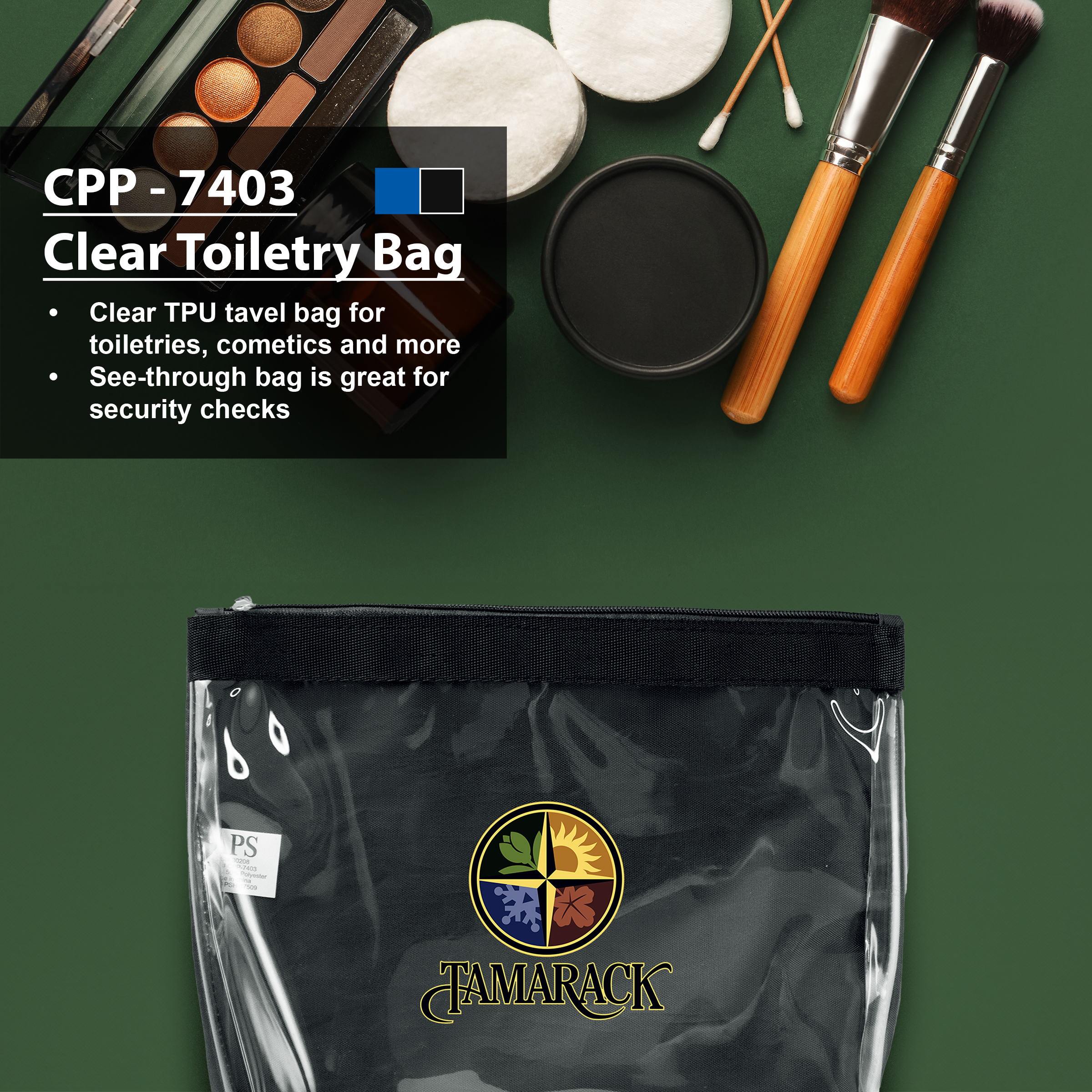 Clear Toiletry Bag 1