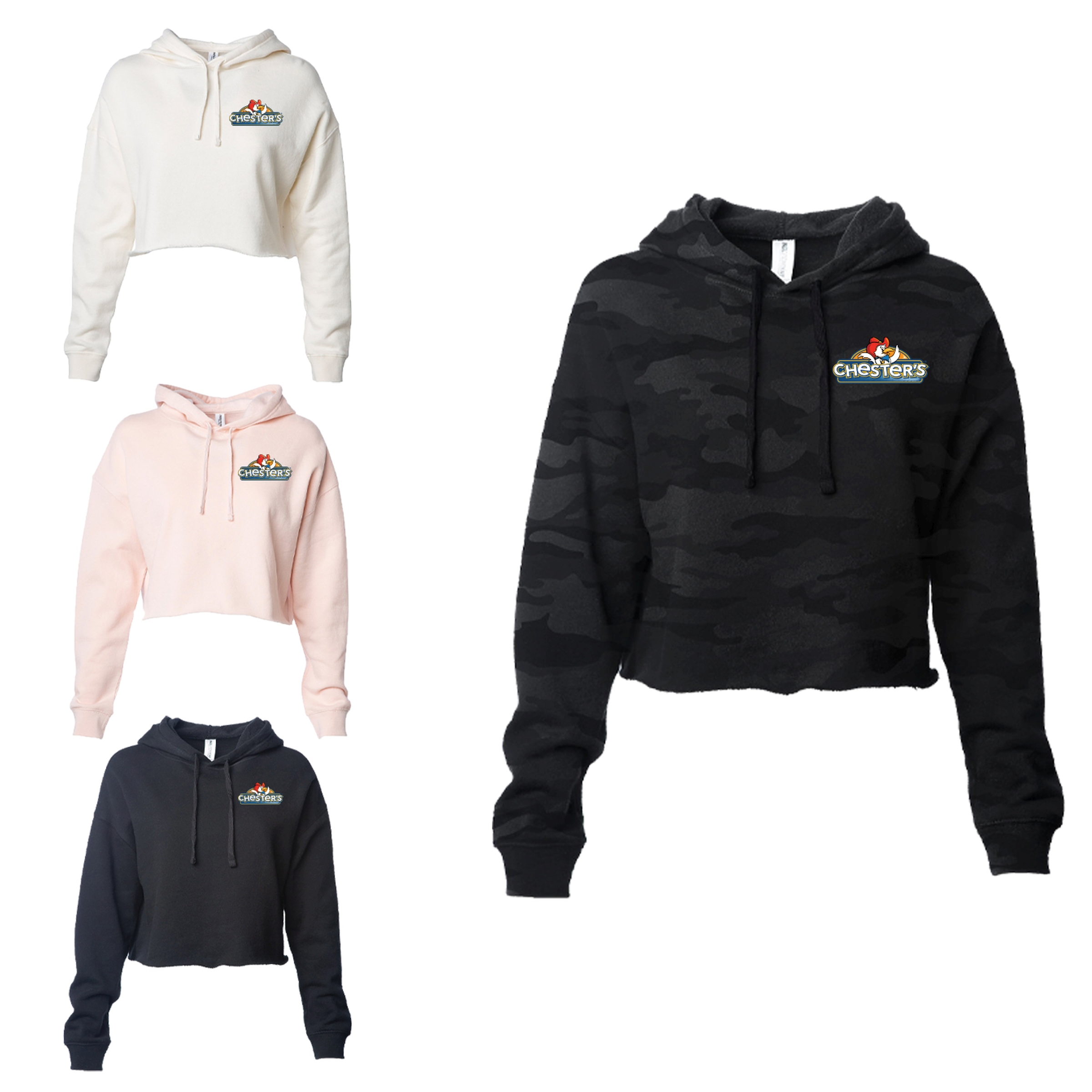 Women's Lightweight Crop Hoodie 1