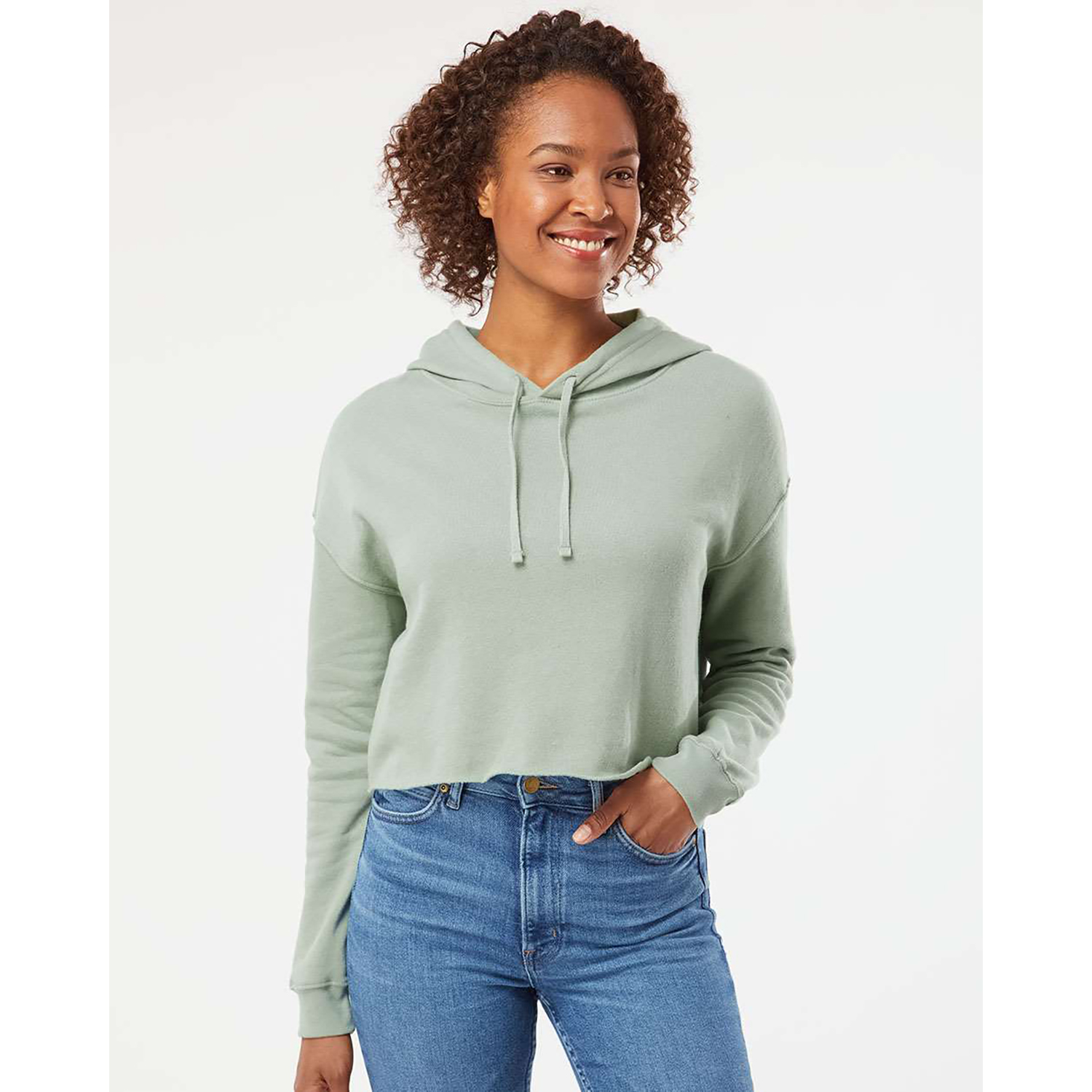 Women's Lightweight Crop Hoodie 1