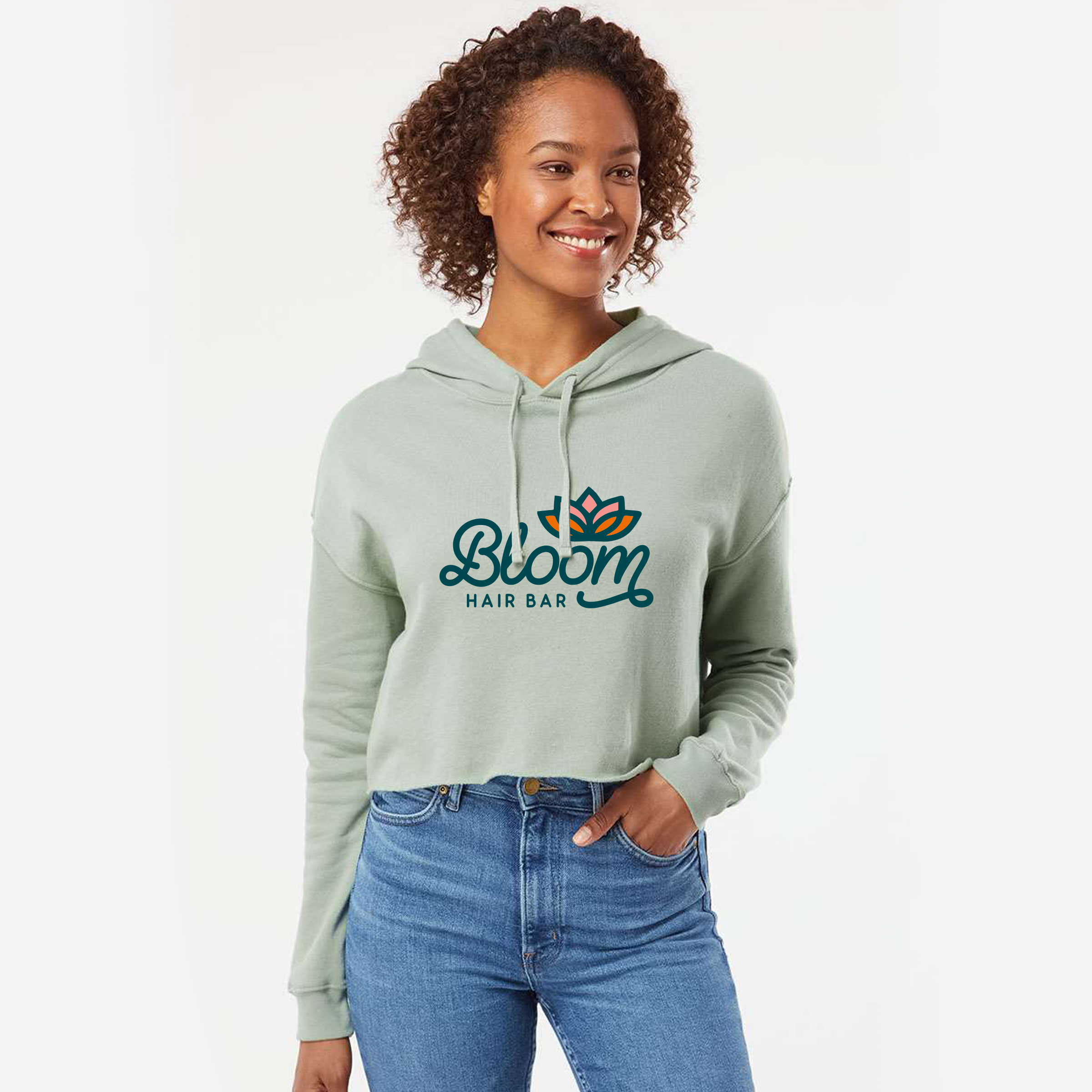 Women's Lightweight Crop Hoodie 1