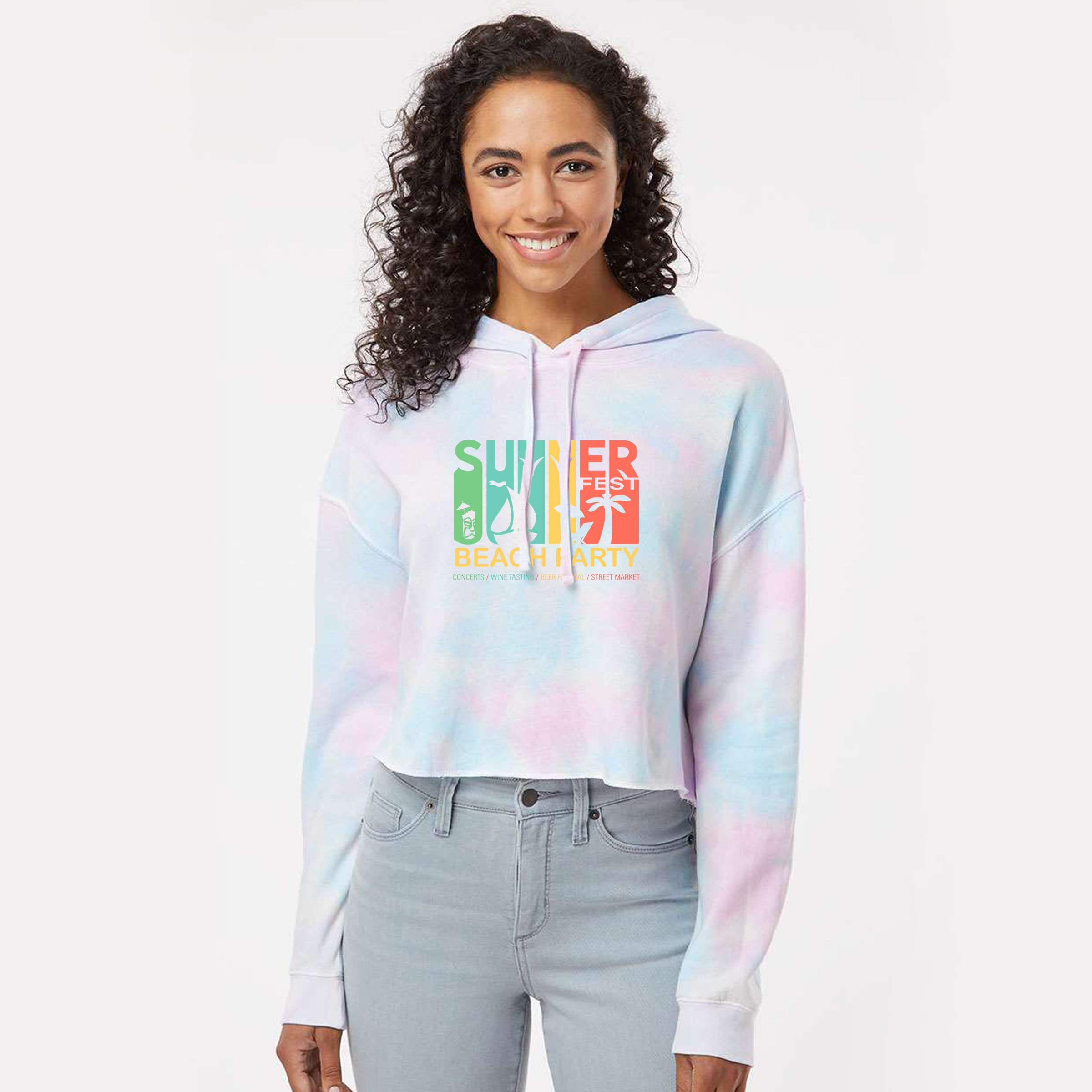 Women's Lightweight Crop Hoodie 1