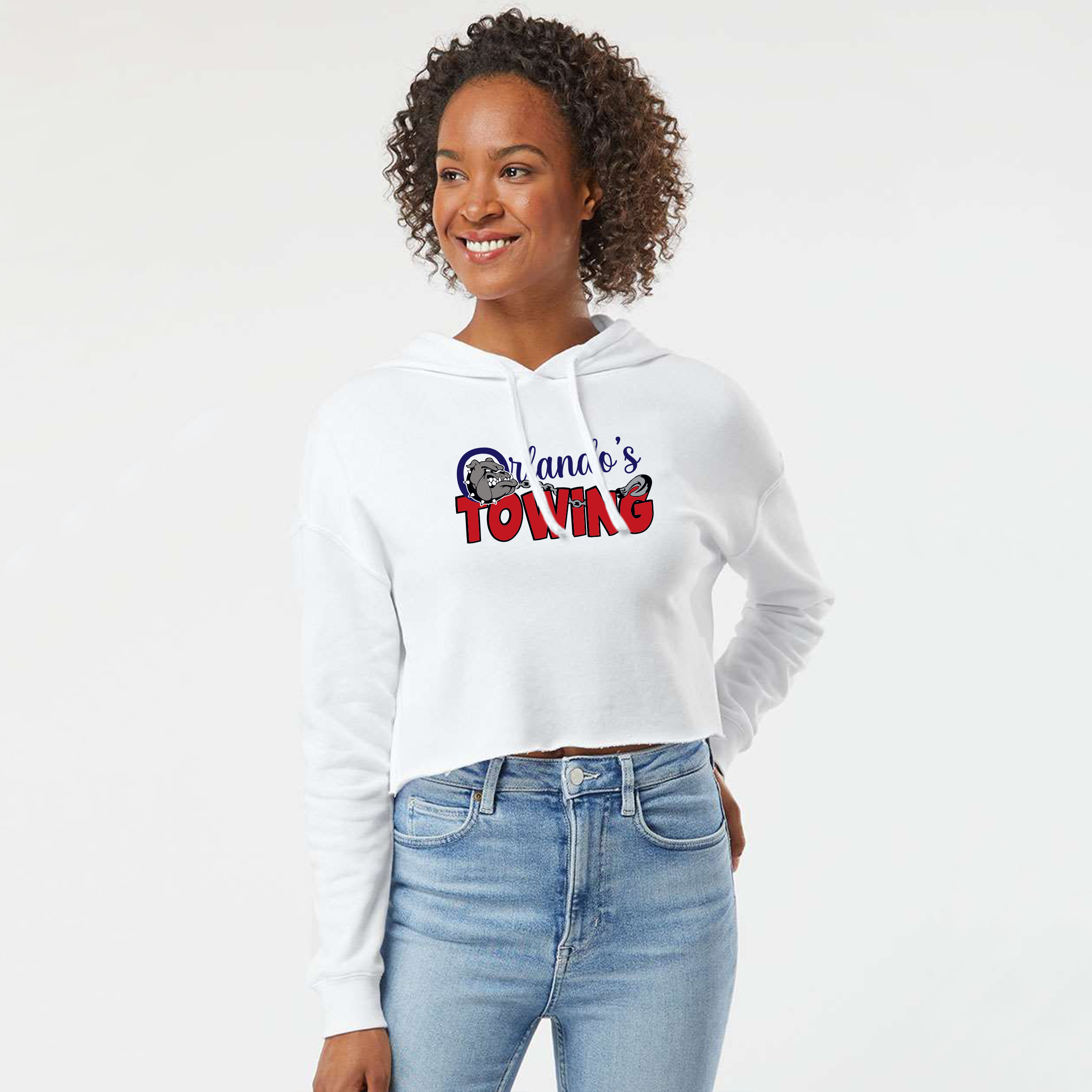 Women's Lightweight Crop Hoodie 1