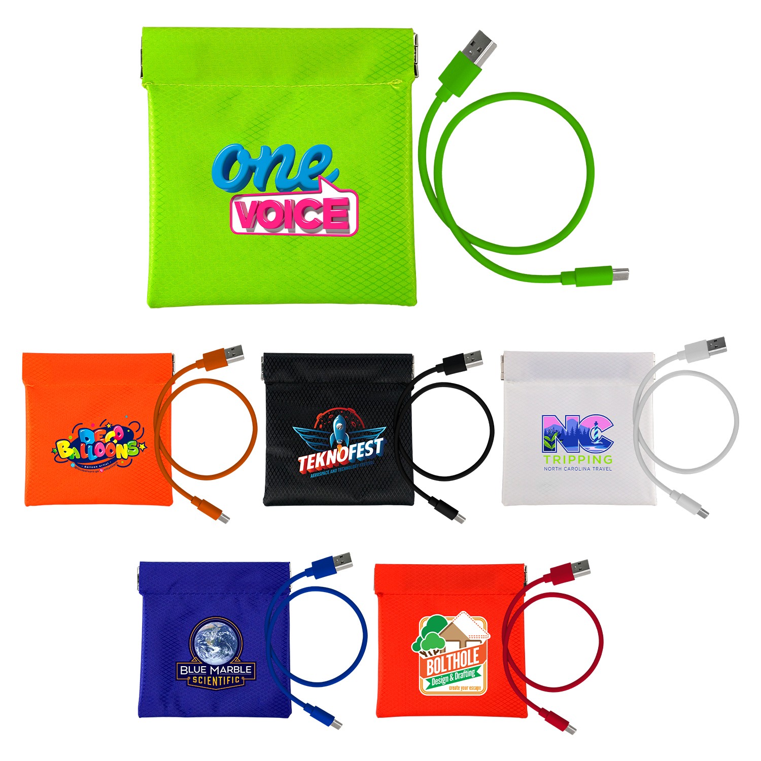 Colorful A to C Cable Set 1
