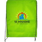 Drawstring Backpack - Lime Green Drawstring Backpack - Lime Green