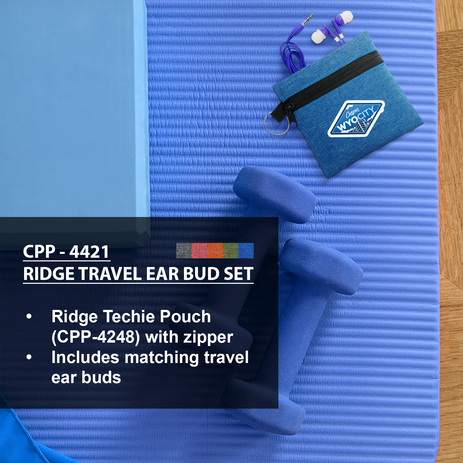 Ridge Travel Ear Bud Set 1
