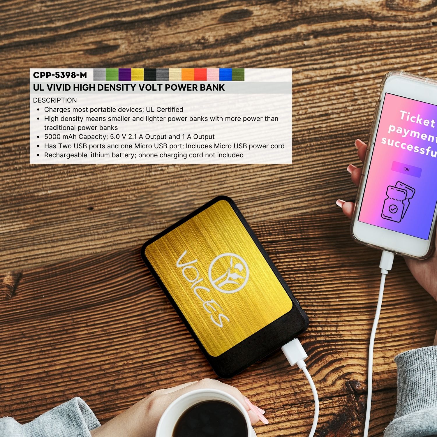 UL Vivid High Density Volt Power Bank 1