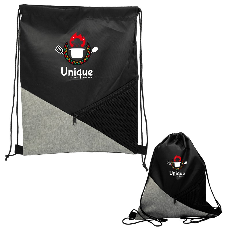 Recycled Accent Drawstring Backpack 1 Recycled Accent Drawstring Backpack 1