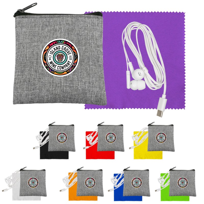 Recycled Cloth & Type C Ear Buds 1 Recycled Cloth & Type C Ear Buds 1