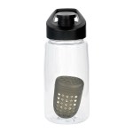 Easy Pour 18 Oz. Recycled Bottle with Floating Infuser - black Easy Pour 18 Oz. Recycled Bottle with Floating Infuser - black