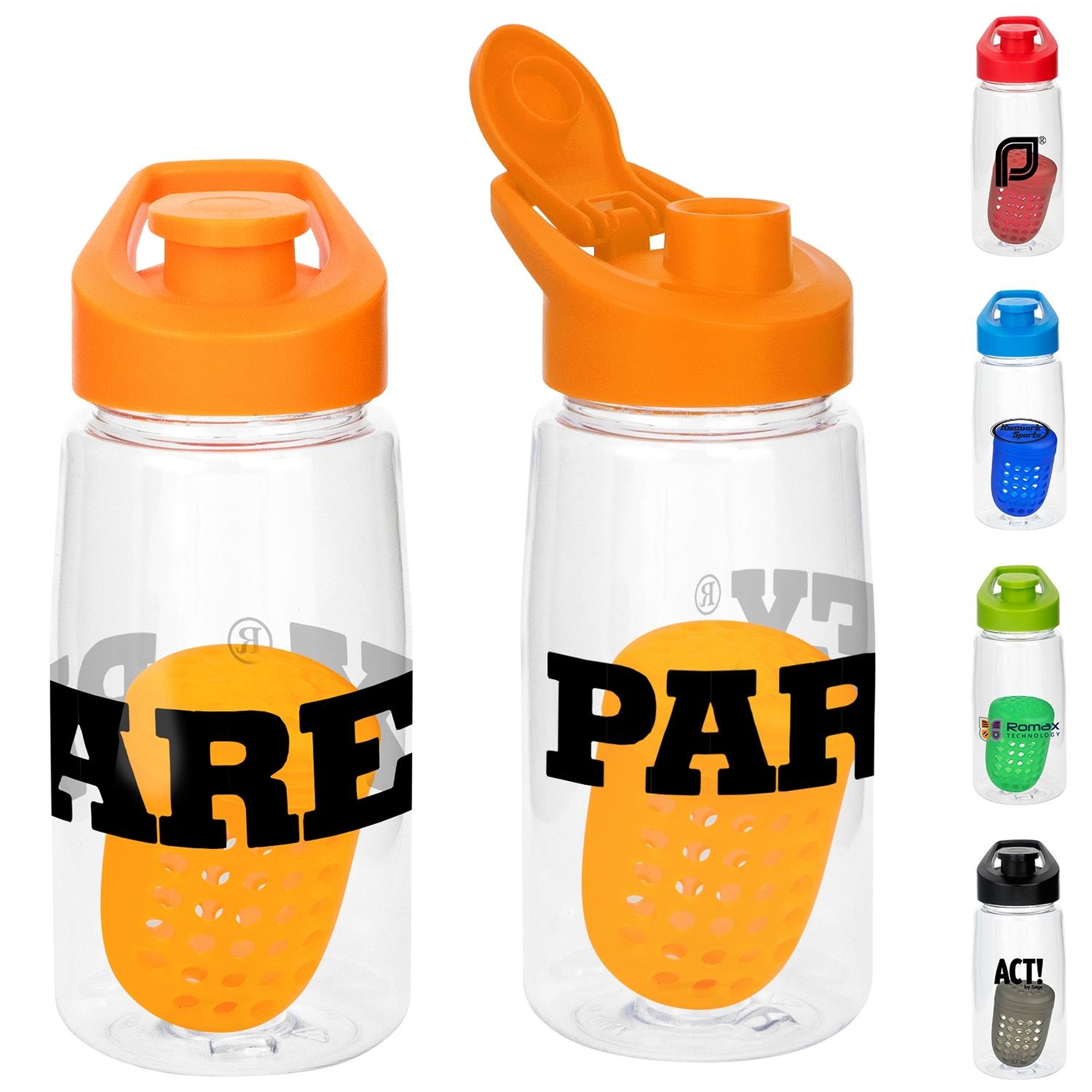 Easy Pour 18 Oz. Recycled Bottle with Floating Infuser 1