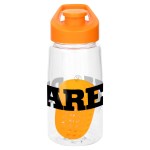 Easy Pour 18 Oz. Recycled Bottle with Floating Infuser - orange Easy Pour 18 Oz. Recycled Bottle with Floating Infuser - orange