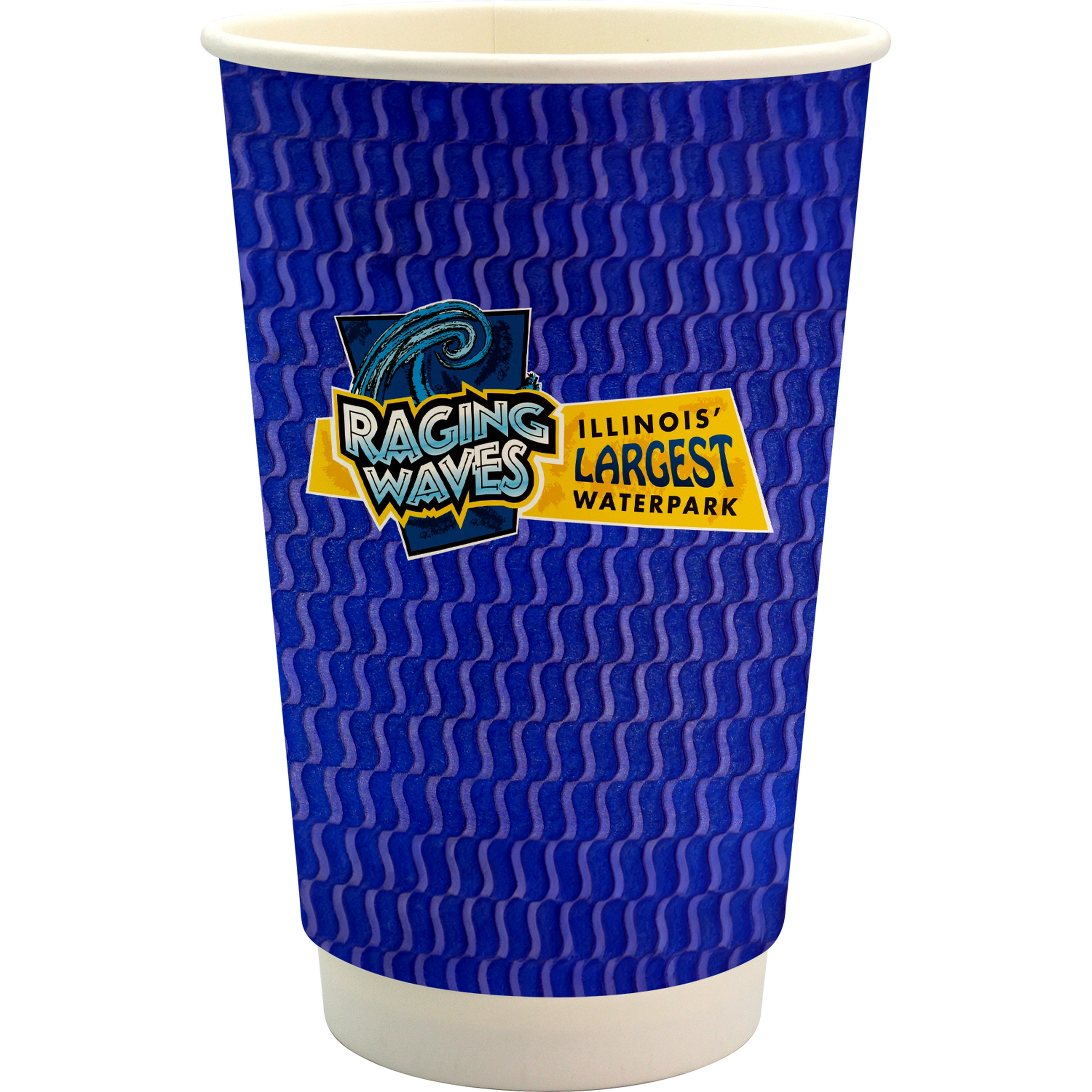 16 oz. Full Color Wave Paper Cup 1