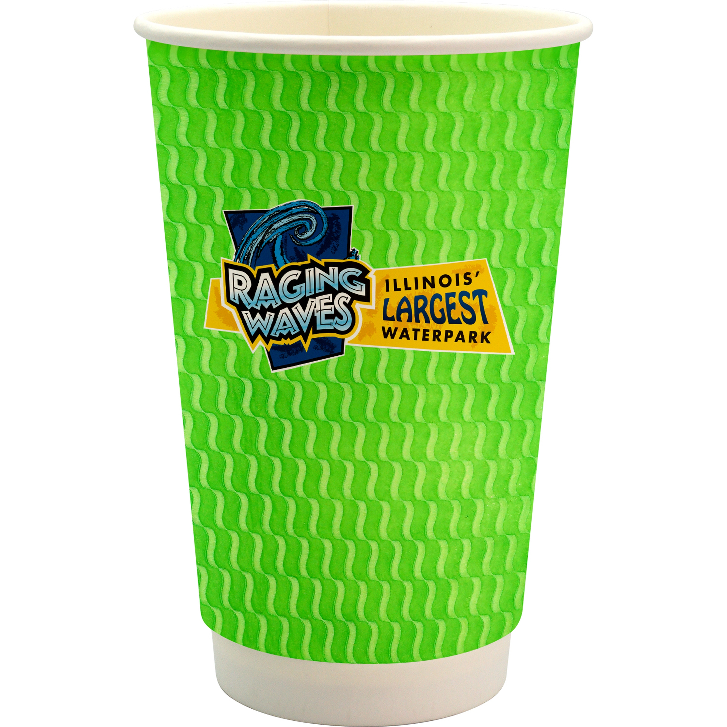 16 oz. Full Color Wave Paper Cup 1