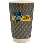 16 oz. Full Color Wave Paper Cup - gray 16 oz. Full Color Wave Paper Cup - gray
