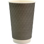 16 oz. Full Color Wave Paper Cup - gray 16 oz. Full Color Wave Paper Cup - gray