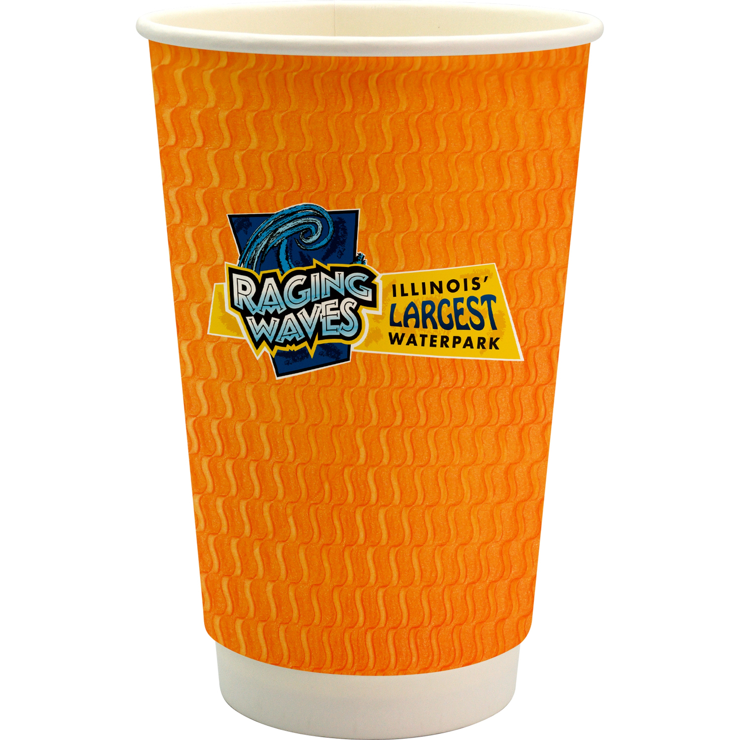 16 oz. Full Color Wave Paper Cup 1