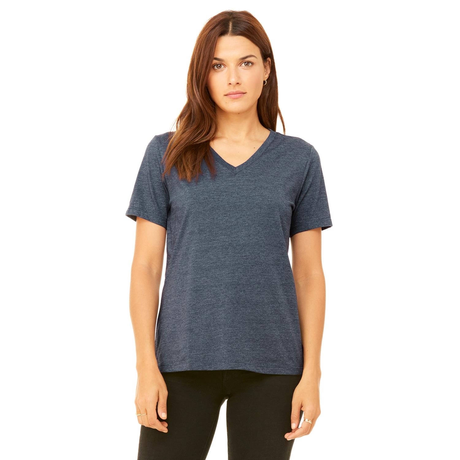 Bella + Canvas® Ladies' Relaxed Jersey Short-Sleeve V-Neck T-Shirt 1