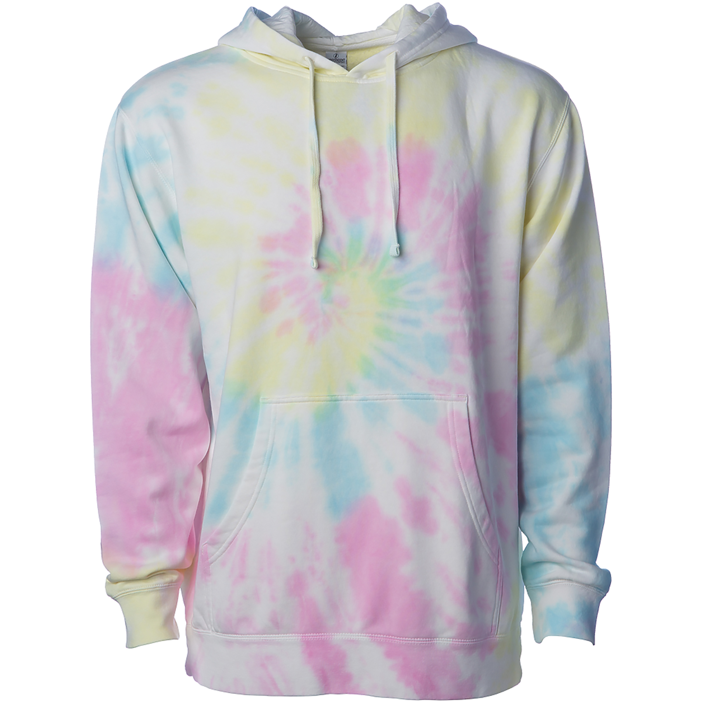 Independent Trading Co. Unisex Midweight Tie Dye Hooded Pullover 1