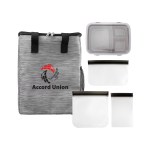 Lunch, Sandwich and Snack Tote Set - Black Lunch, Sandwich and Snack Tote Set - Black
