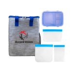 Lunch, Sandwich and Snack Tote Set - Blue Lunch, Sandwich and Snack Tote Set - Blue