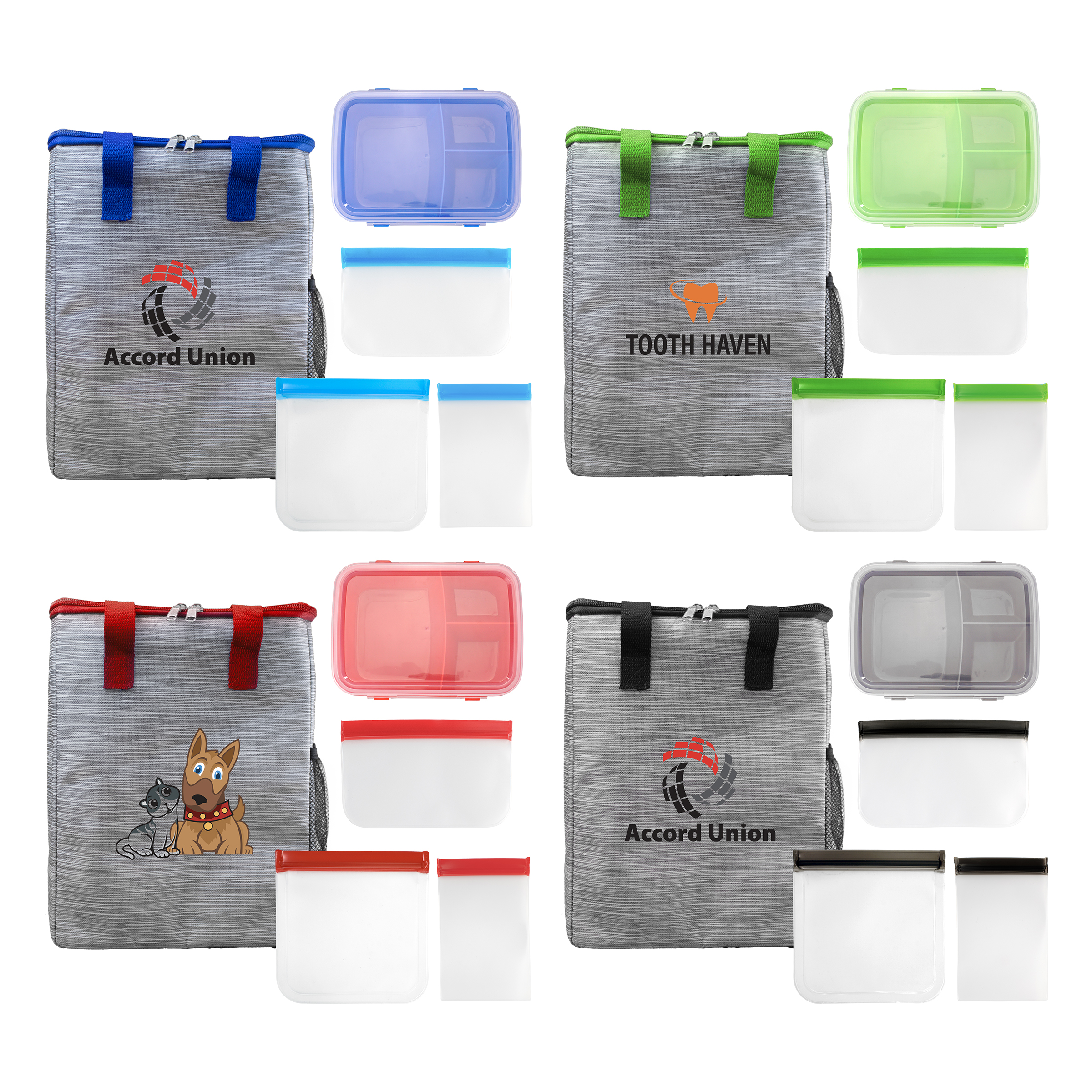 Lunch, Sandwich and Snack Tote Set 1