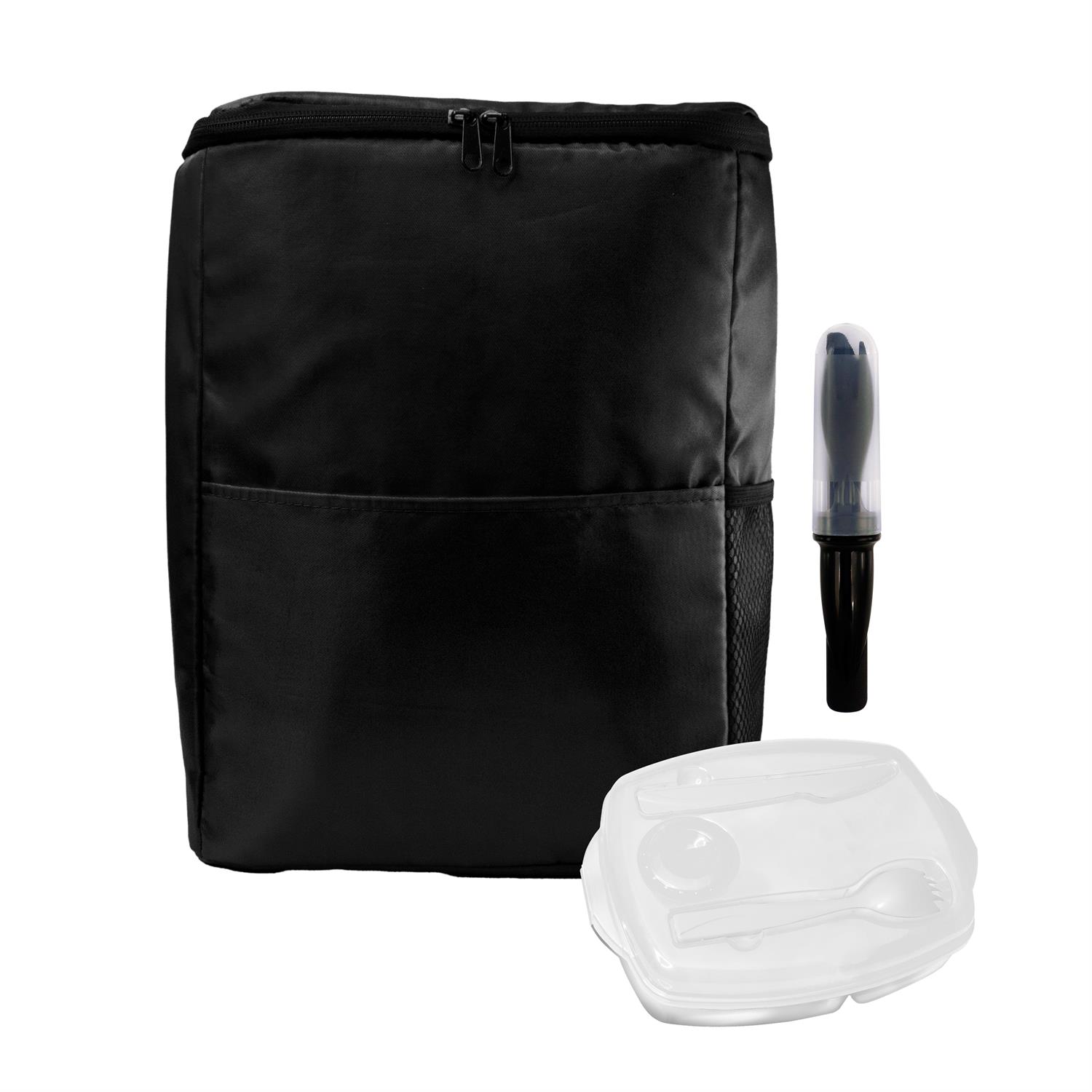 Sporty Lunch Tray & Cutlery Set 1