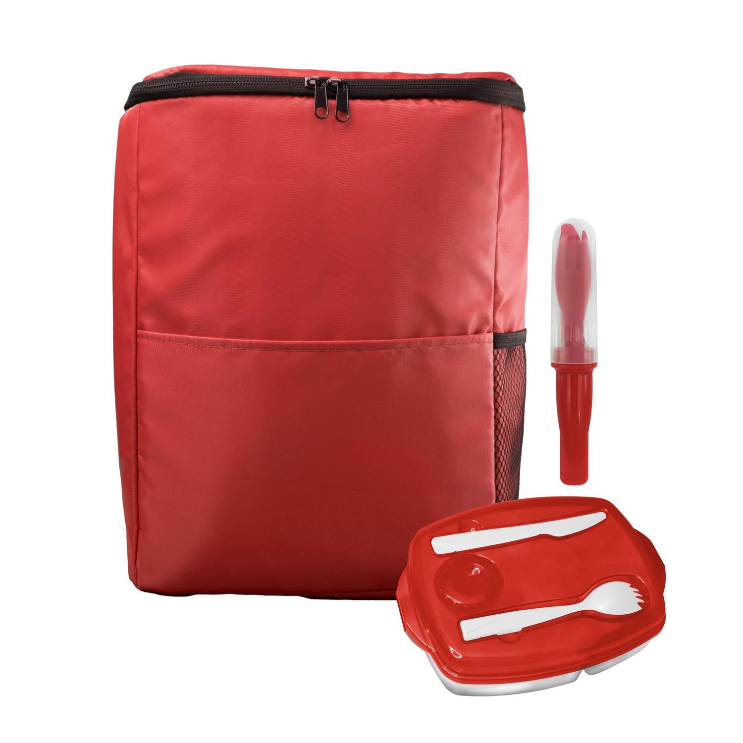 Sporty Lunch Tray & Cutlery Set 1