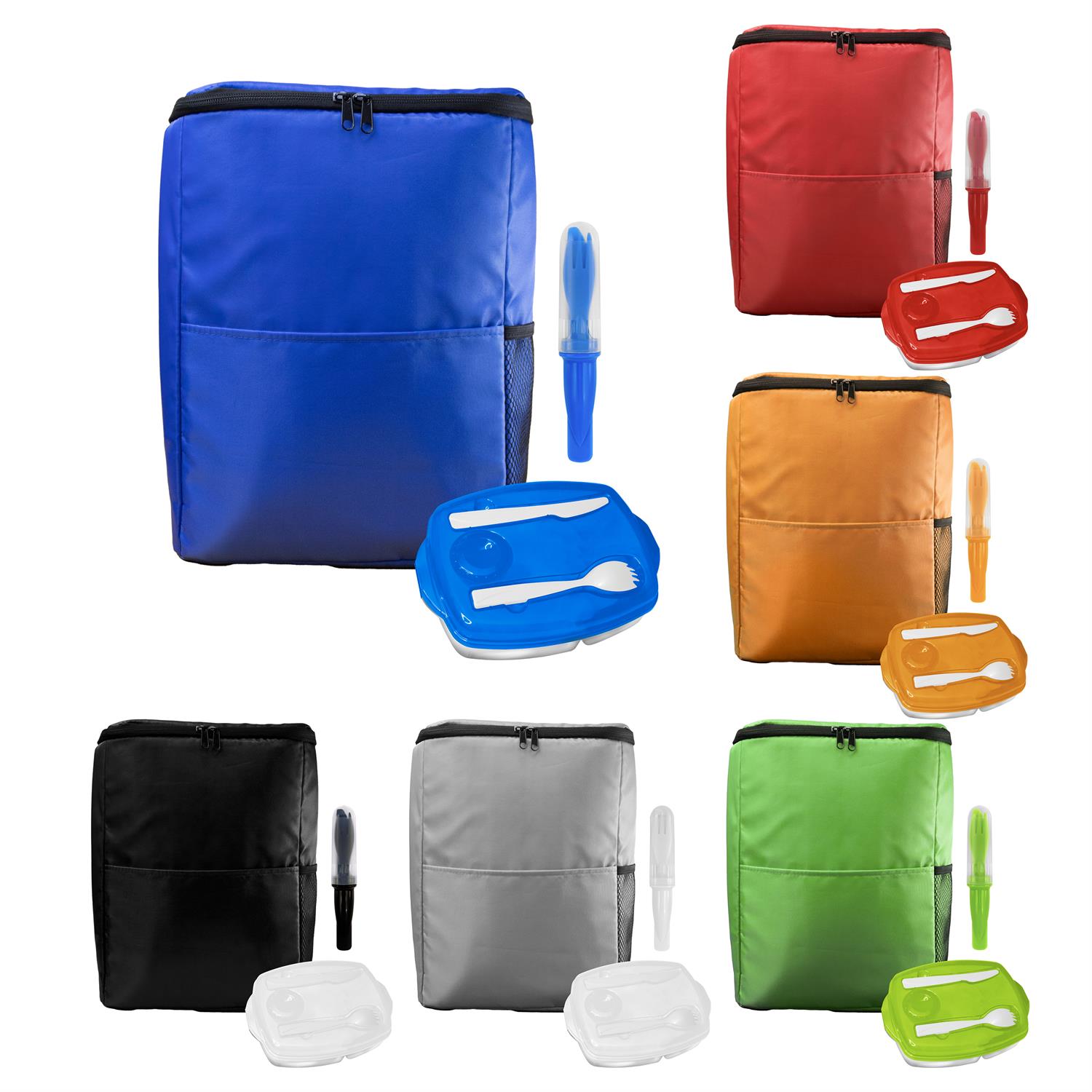 Sporty Lunch Tray & Cutlery Set 1
