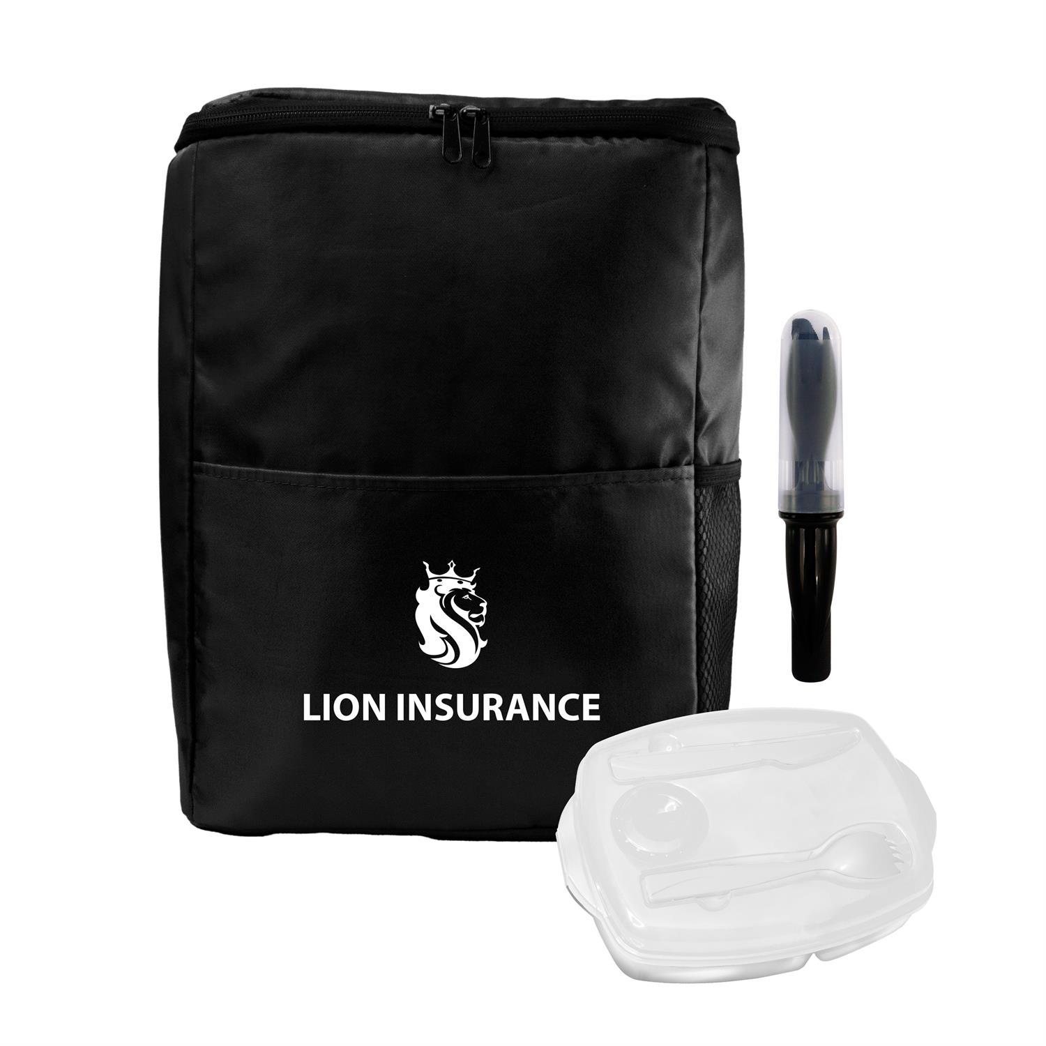 Sporty Lunch Tray & Cutlery Set 1