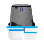Reusable Food Storage Backpack Set - Blue Reusable Food Storage Backpack Set - Blue