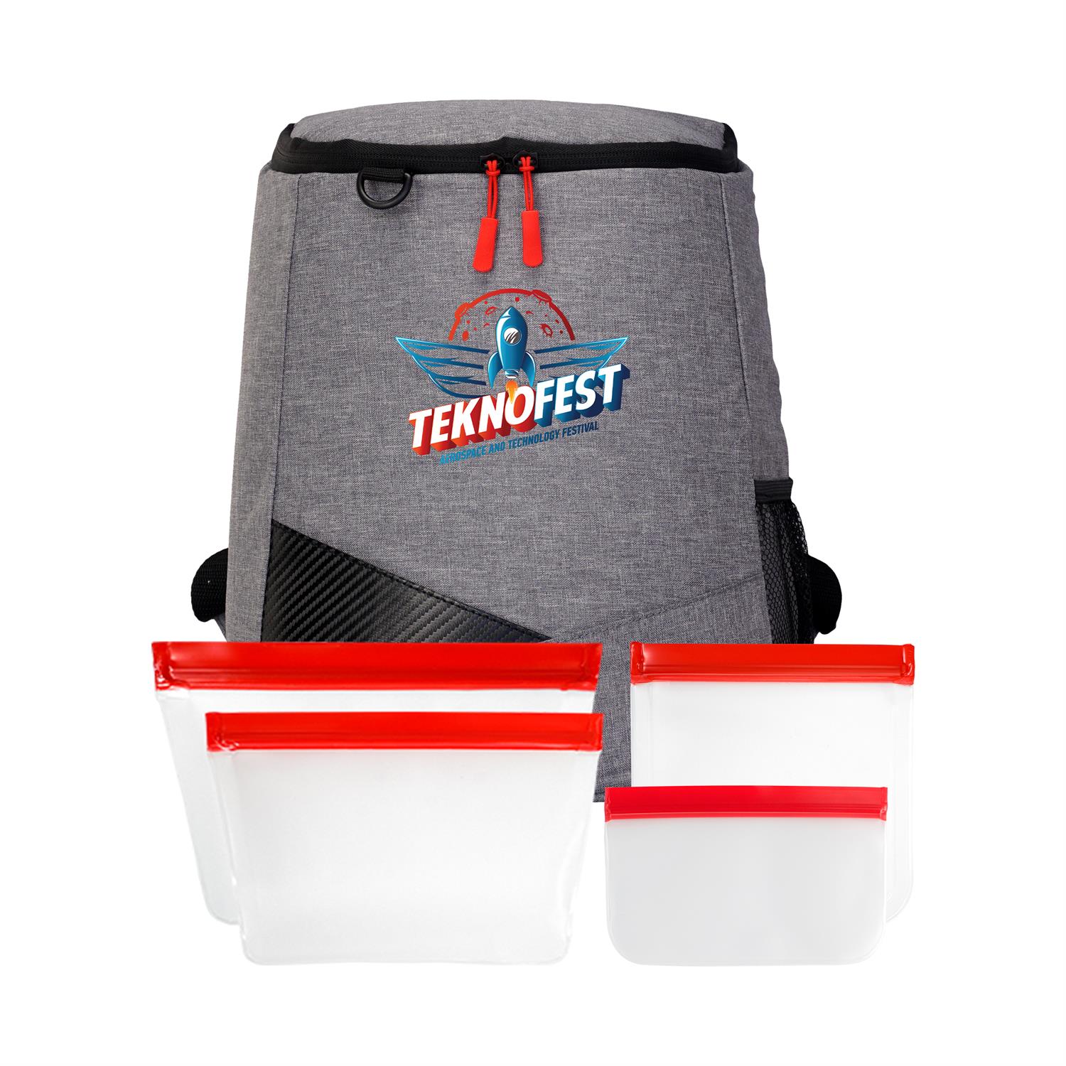 Reusable Food Storage Backpack Set 1