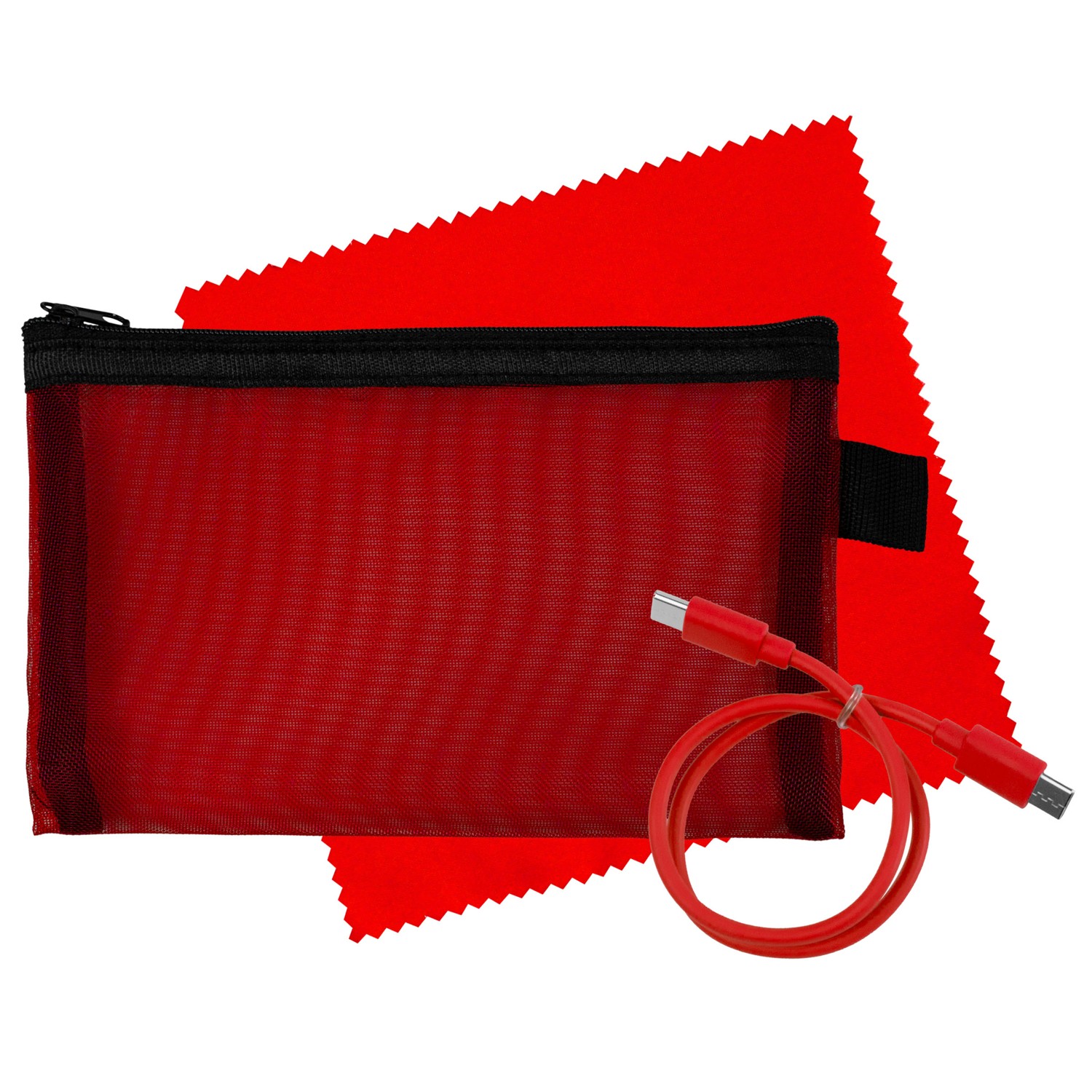 Large Mesh C to C Cable & Cloth Set 1