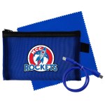 Large Mesh C to C Cable & Cloth Set - Blue Logo Large Mesh C to C Cable & Cloth Set - Blue Logo