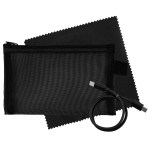 Large Mesh C to C Cable & Cloth Set - Black Blank Large Mesh C to C Cable & Cloth Set - Black Blank