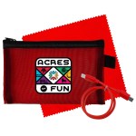 Large Mesh C to C Cable & Cloth Set - Red Logo Large Mesh C to C Cable & Cloth Set - Red Logo