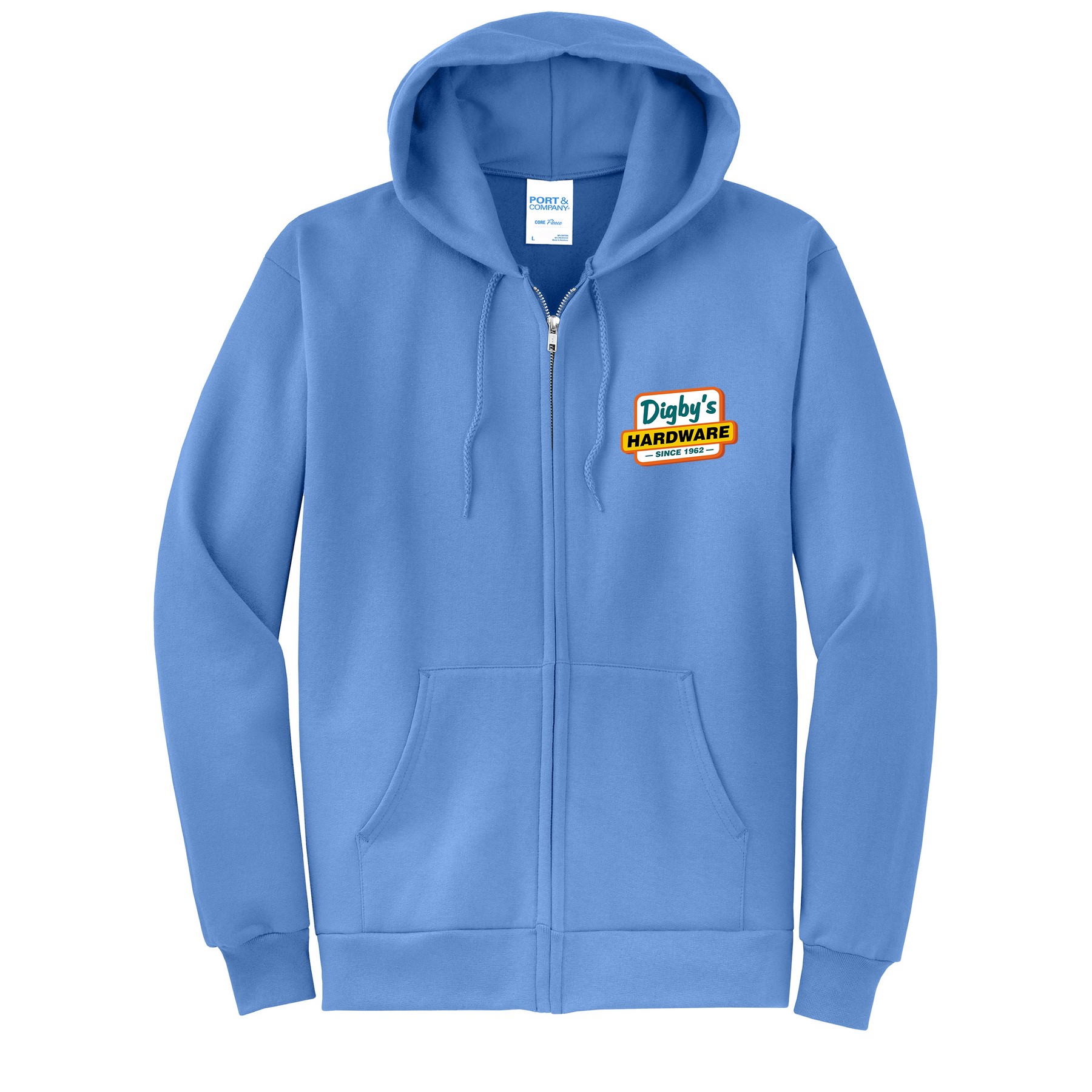 Port & Company® core Fleece Full-Zip Hooded Sweatshirt 1