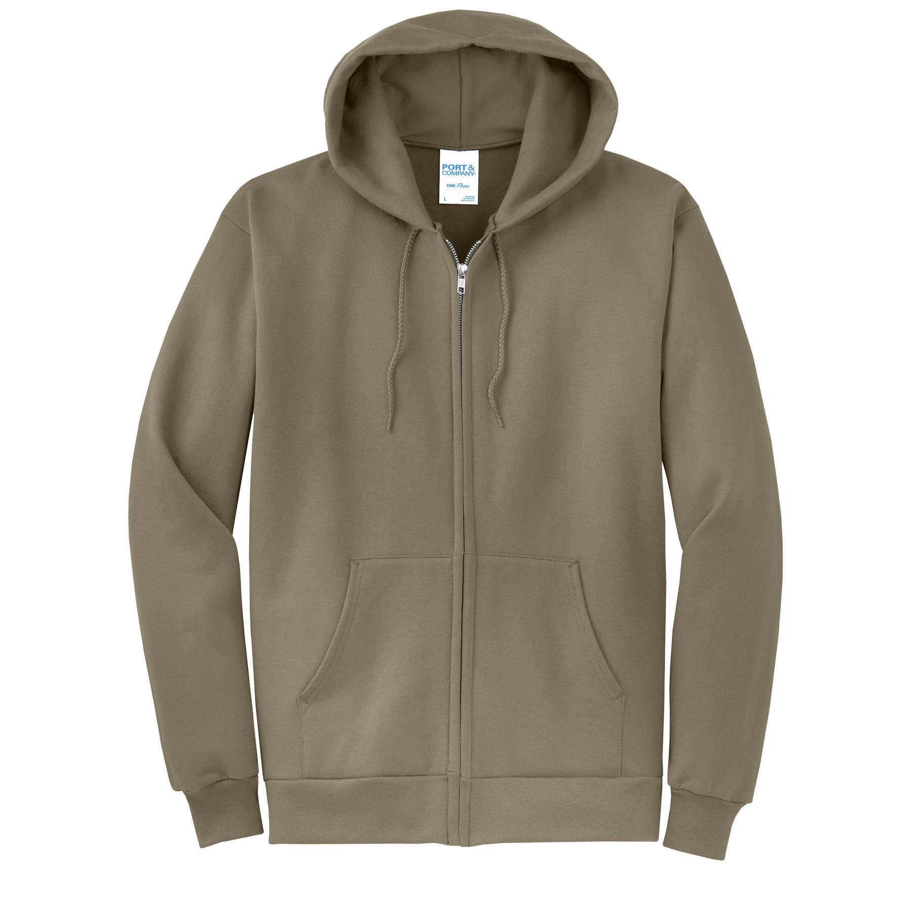 Port & Company® core Fleece Full-Zip Hooded Sweatshirt 1