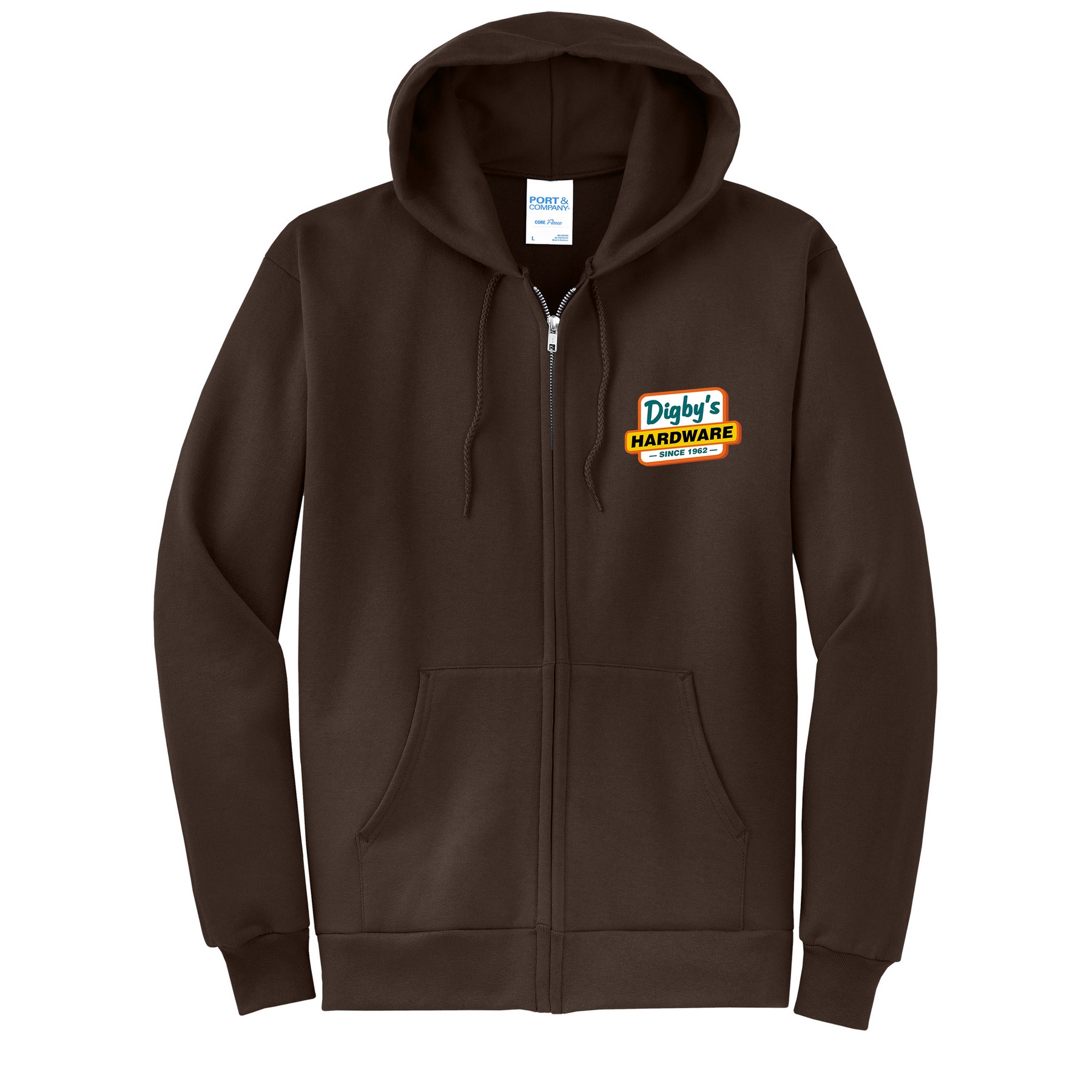 Port & Company® core Fleece Full-Zip Hooded Sweatshirt 1