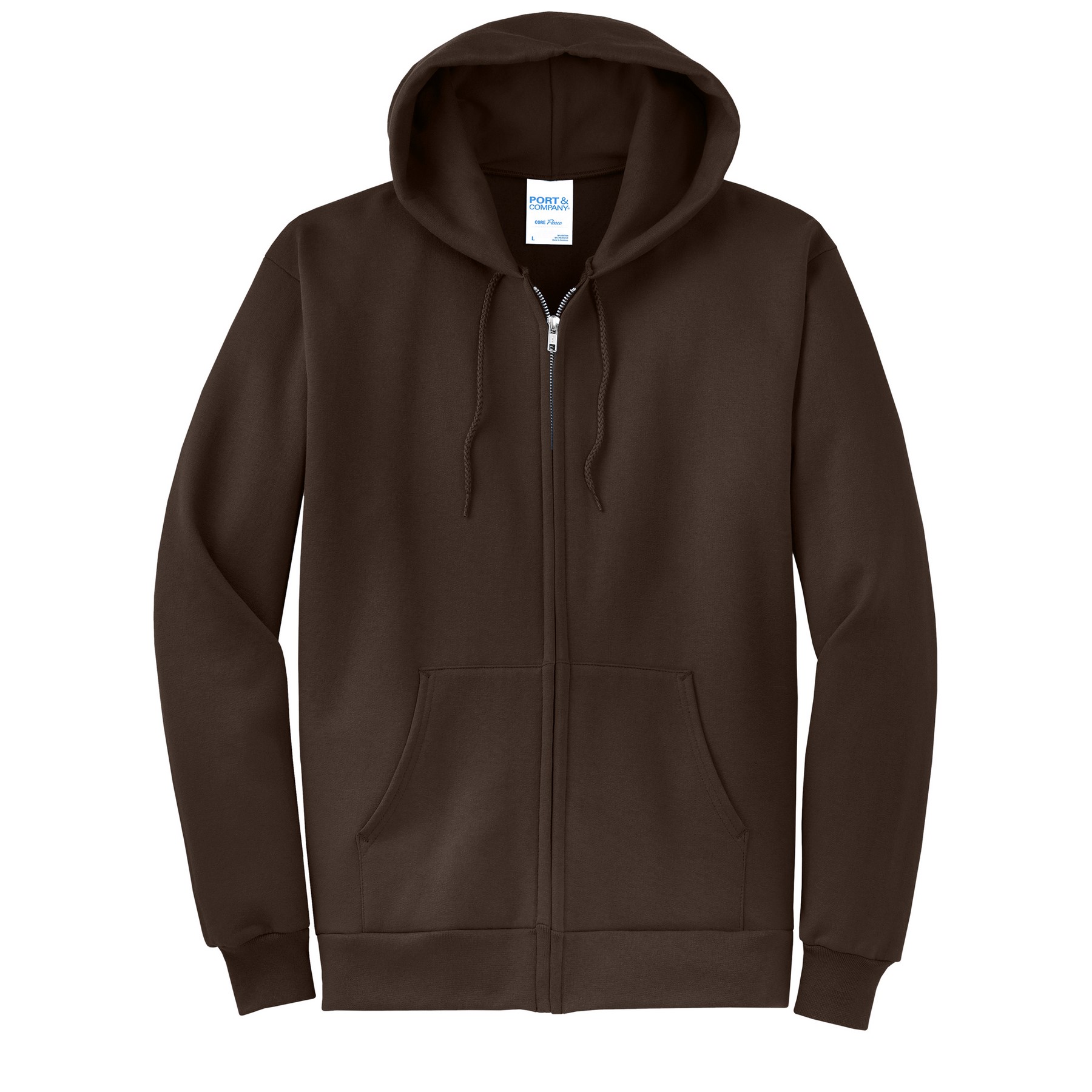 Port & Company® core Fleece Full-Zip Hooded Sweatshirt 1