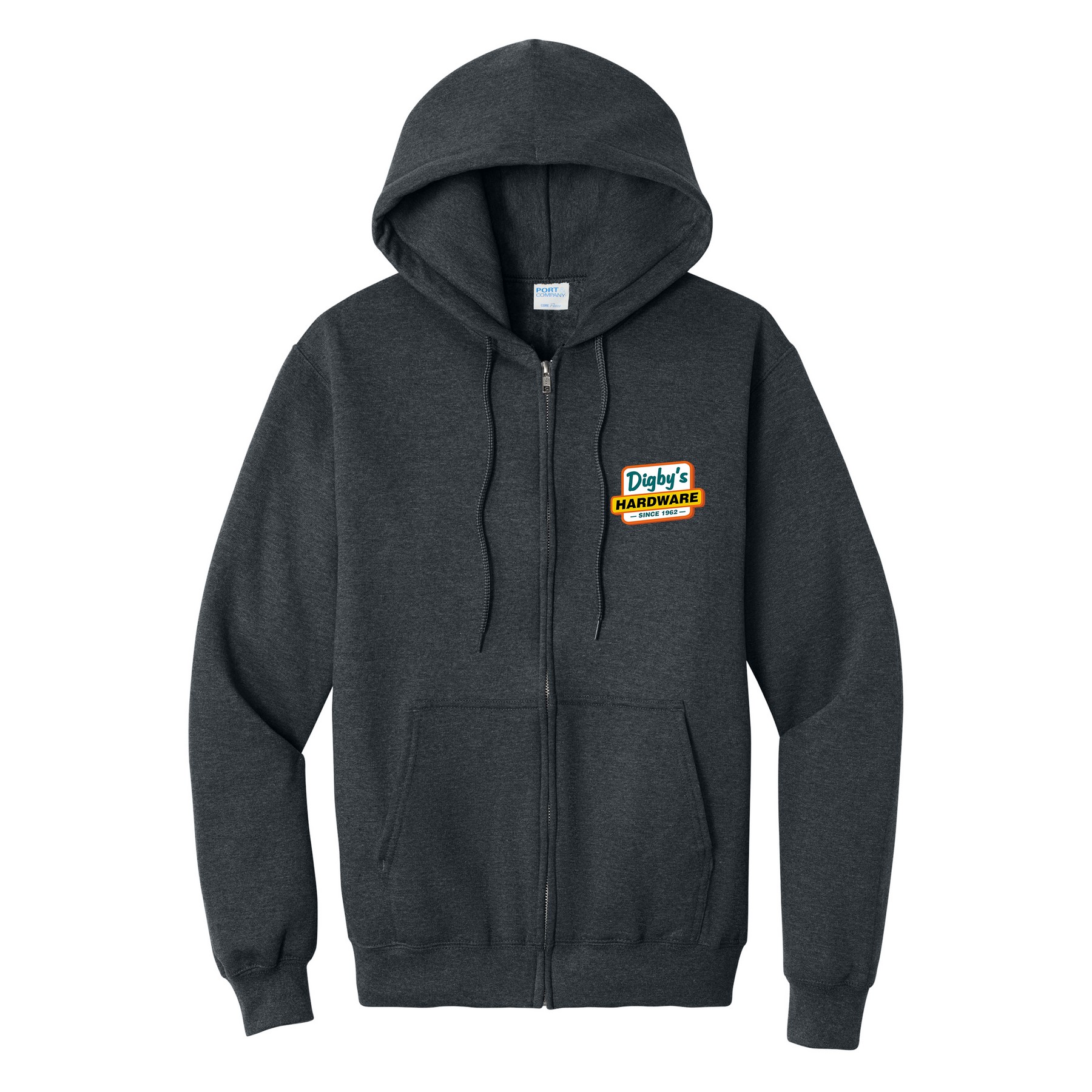 Port & Company® core Fleece Full-Zip Hooded Sweatshirt 1