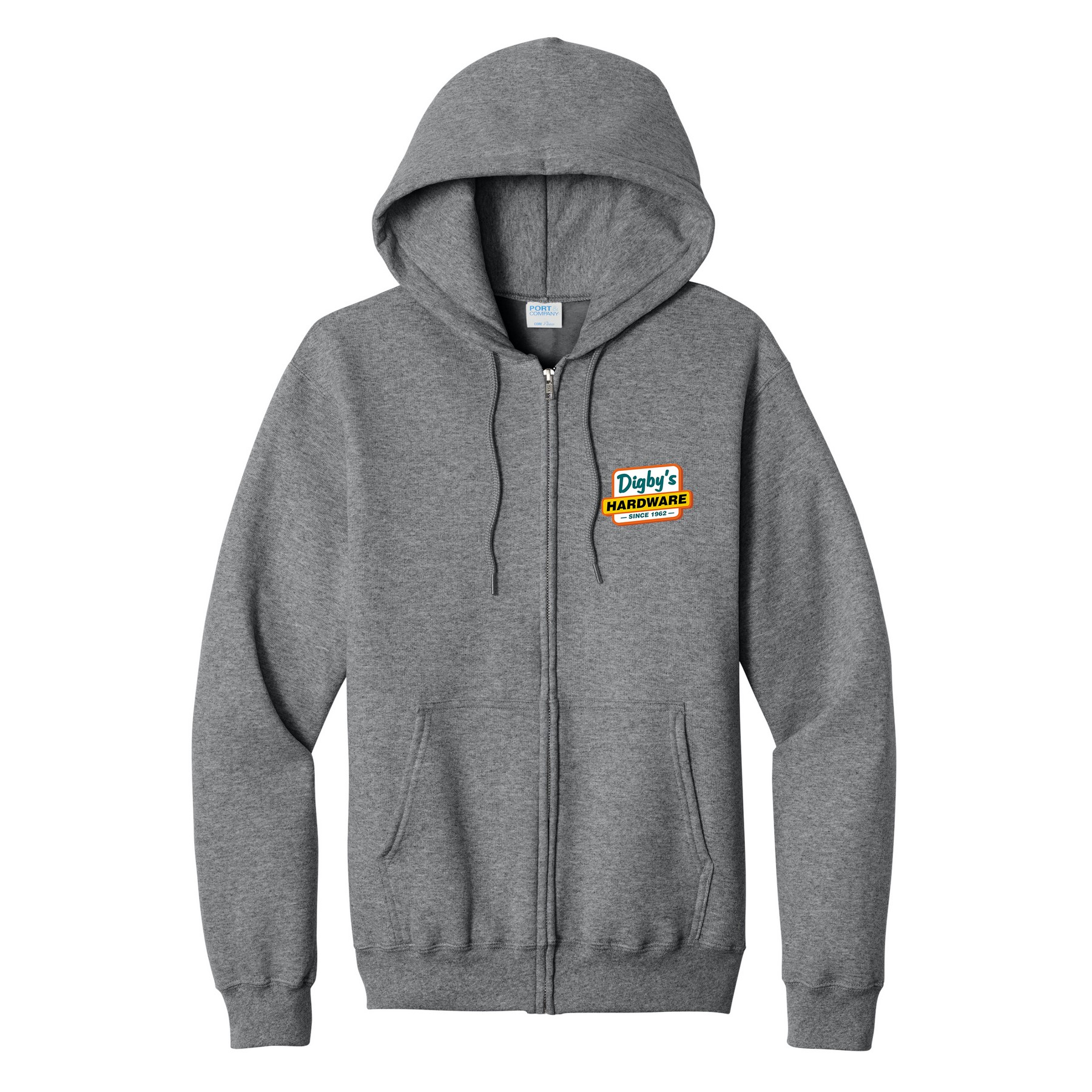 Port & Company® core Fleece Full-Zip Hooded Sweatshirt 1