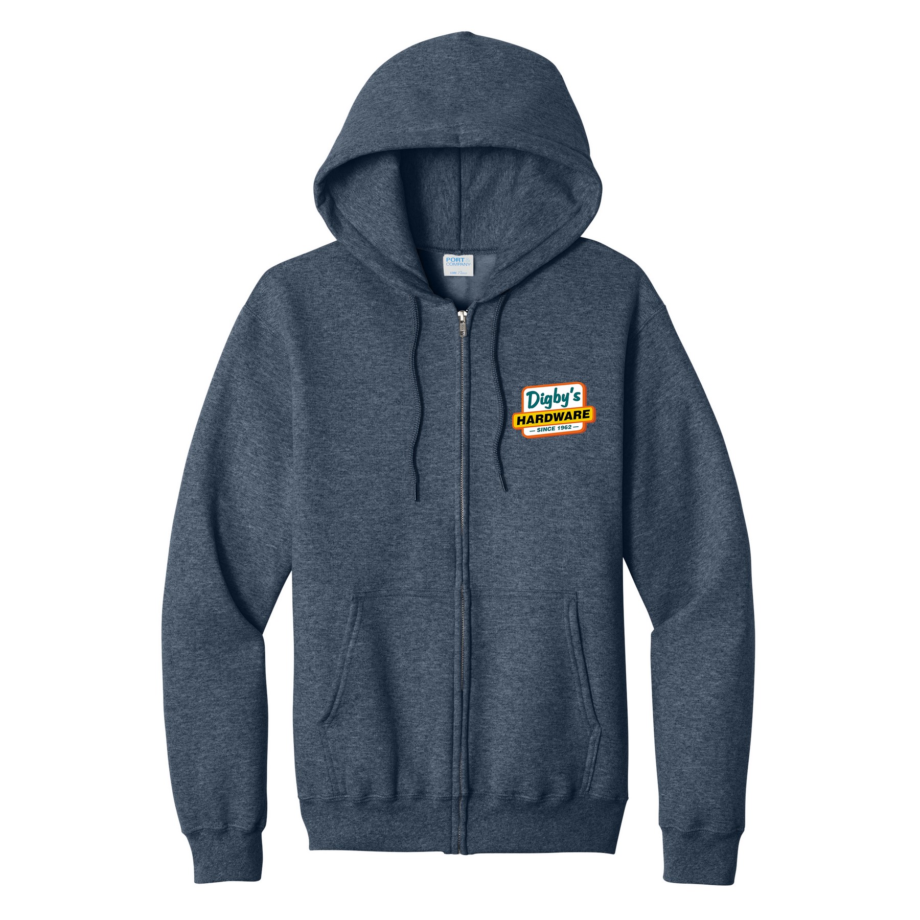 Port & Company® core Fleece Full-Zip Hooded Sweatshirt 1